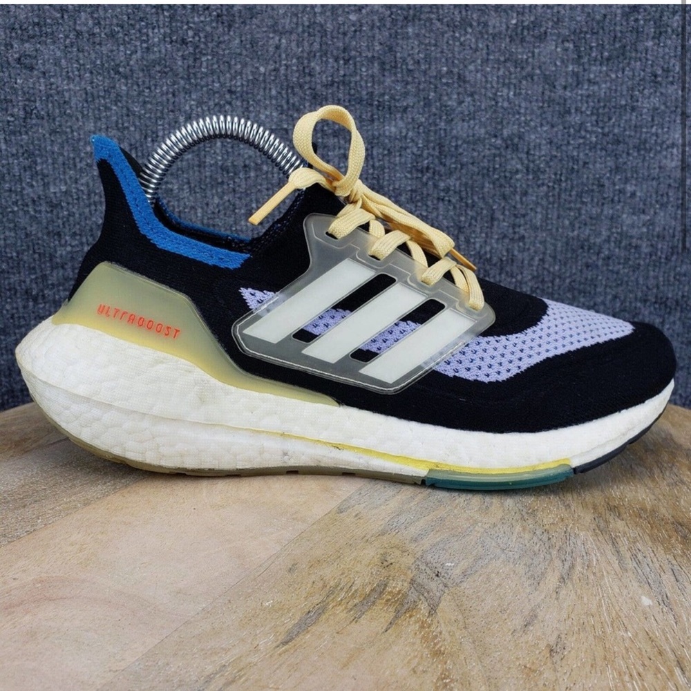Adidas Ultraboost 21 Women's Size 7 Black White Running Shoes Sneakers S23836 - Picture 5 of 5